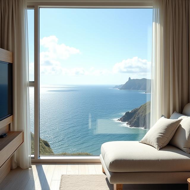Boutique coastal hotel with ocean views